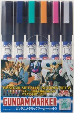 Gundam Metallic Marker Set 2 gundam