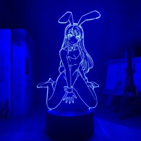 Акриловая лампа "Mai Sakurajima" category.Svetilniki-nochniki-anime