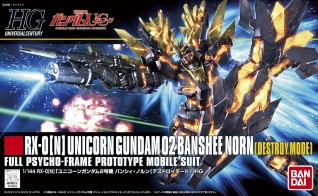1/144 HGUC Unicorn Gundam 2 Banshee Norn (Destroy Mode)