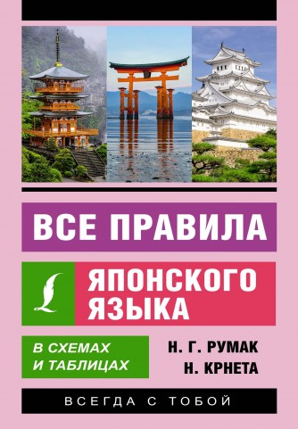Самоучитель "Все правила японского языка в схемах и таблицах"книга
