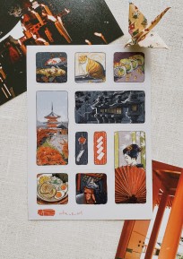 Стикерпак "Япония. Осень" category.Sticker-packs