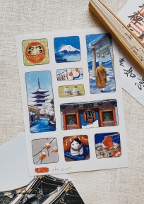 Стикерпак "Япония. Зима" category.Sticker-packs