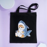 Сумка тканевая "Cat Shark" сумки