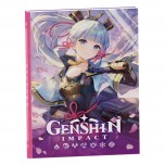 Genshin Impact на каждый день с наклейками (розовый) блокноты