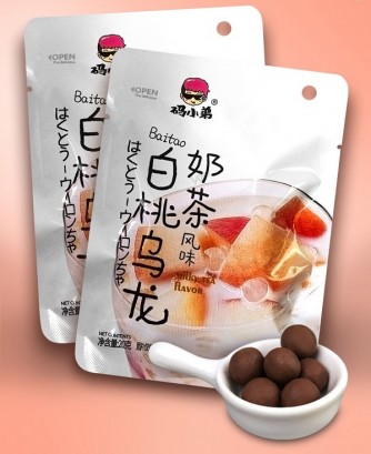 Жевательные конфеты "TaiWan" со вкусом персика и молочного улунаcategory.Aziatskie-produkty-pitaniya