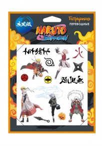 Переводные татуировки "Naruto" category.Sticker-packs