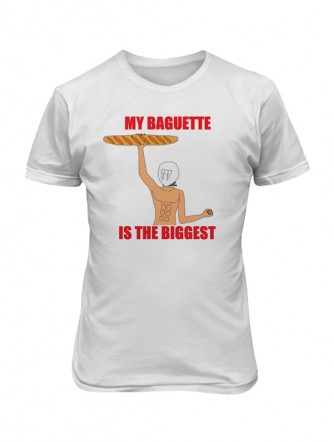 Футболка "My baguette is the biggest"
