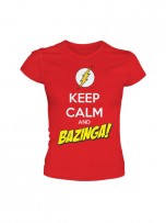 Футболка "Keep Calm and Bazinga!" футболки