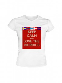 Футболка "Keep calm and love the nordics" category.Tshirts