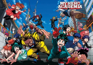 Плакат "Моя геройская академия"