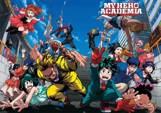 Плакат "Моя геройская академия" 2