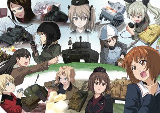 Плакат "Девочки и танки" 2