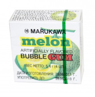 Жевательная резинка Marukawa bubble gum melon flavorcategory.Aziatskie-produkty-pitaniya