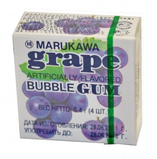 Жевательная резинка Marukawa bubble gum grape flavorcategory.Aziatskie-produkty-pitaniya