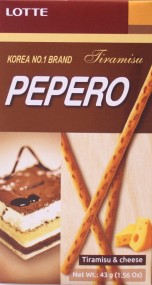 Соломка в шоколаде "Пеперо Тирамису" сладости