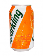 Напиток Sparkling апельсин, 355 мл. напитки