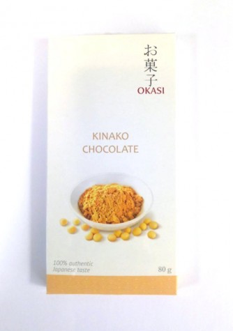 Шоколад "Okasi" с кинако.category.Aziatskie-produkty-pitaniya