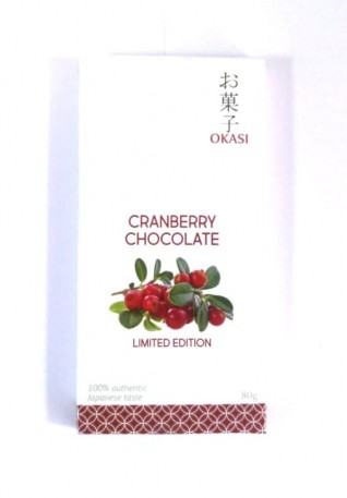Шоколад "Okasi" с клюквой Limited Editioncategory.Aziatskie-produkty-pitaniya