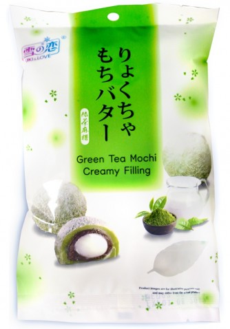 Моти дайфуку-м "Юки" зелёный чай с кремомcategory.Aziatskie-produkty-pitaniya