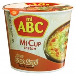 Лапша быстрого приготовления "Mi ABC" со вкусом мясных фрикаделек. лапша