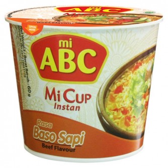 Лапша быстрого приготовления "Mi ABC" со вкусом мясных фрикаделек.category.Aziatskie-produkty-pitaniya