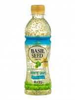 Виноградный напиток "Basil Seed"с кусочками кокосового желе и семенами базилика напитки