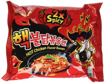 Лапша "Samyang" двойная острота со вкусом курицыcategory.Aziatskie-produkty-pitaniya