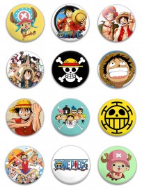 Набор значков "One Piece" category.Signs