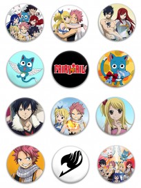 Набор значков "Fairy Tail" category.Signs