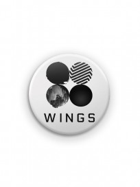 Большой значок "BTS. Wings" category.Signs