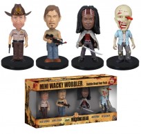 Funko Wacky Wobbler Mini: The Walking Dead 4pc Set category.Complete-models