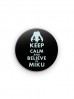 Большой значок "Keep Calm and Believe in Miku"