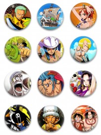 Набор значков "One Piece" 2 category.Signs