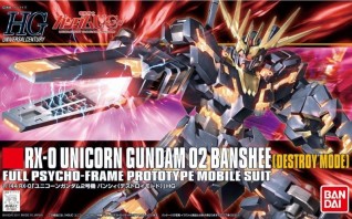 1/144 HGUC RX-0 Unicorn Gundam 02 Banshee (Destroy Mode)