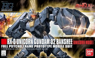 1/144 HGUC RX-0 Unicorn Gundam 02 Banshee (Unicorn Mode)