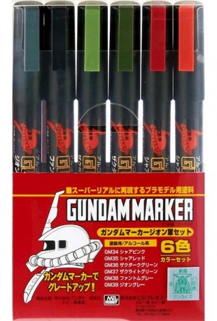 Gundam Marker Zeon Set