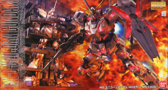 1/100 MG Unicorn Gundam HD Color + MS Cage