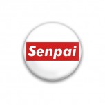 Маленький значок "Senpai" значки