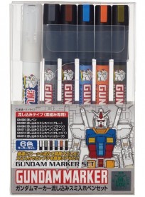 Gundam Marker Extra Thin Type for Panel Lines Set (Renewal) фигурка